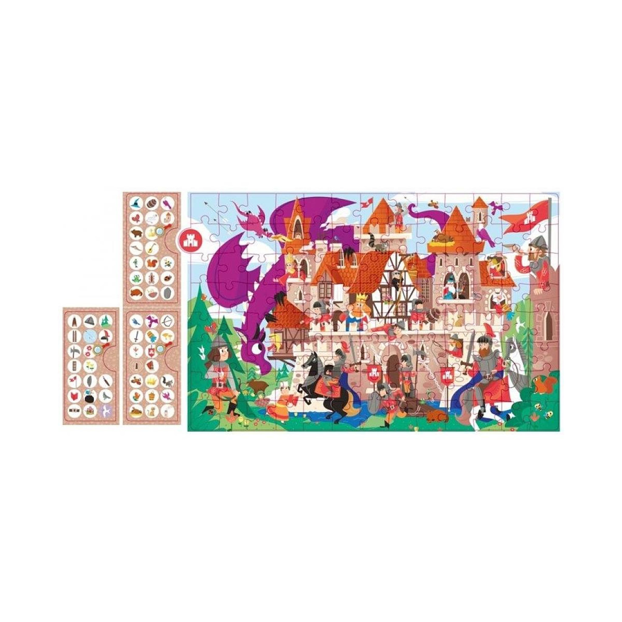 Voir la diapositive 2 : Apli Agipa Puzzle chateau observation 104 pieces