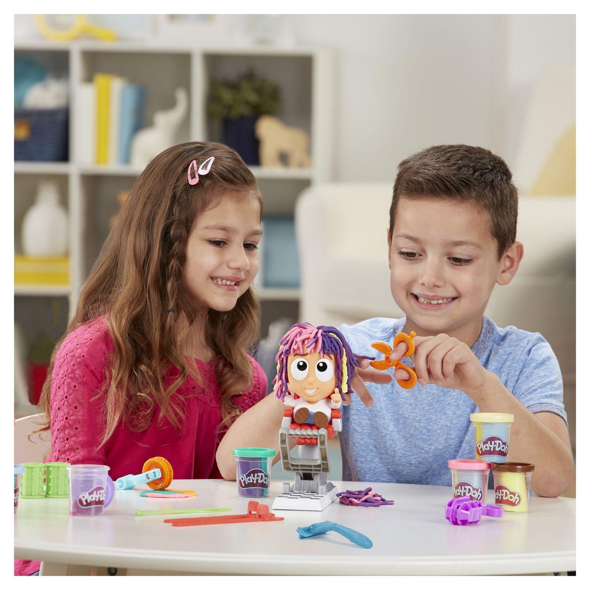 Voir la diapositive 8 : HASBRO Play-Doh salon de coiffure Coiffeur créatif