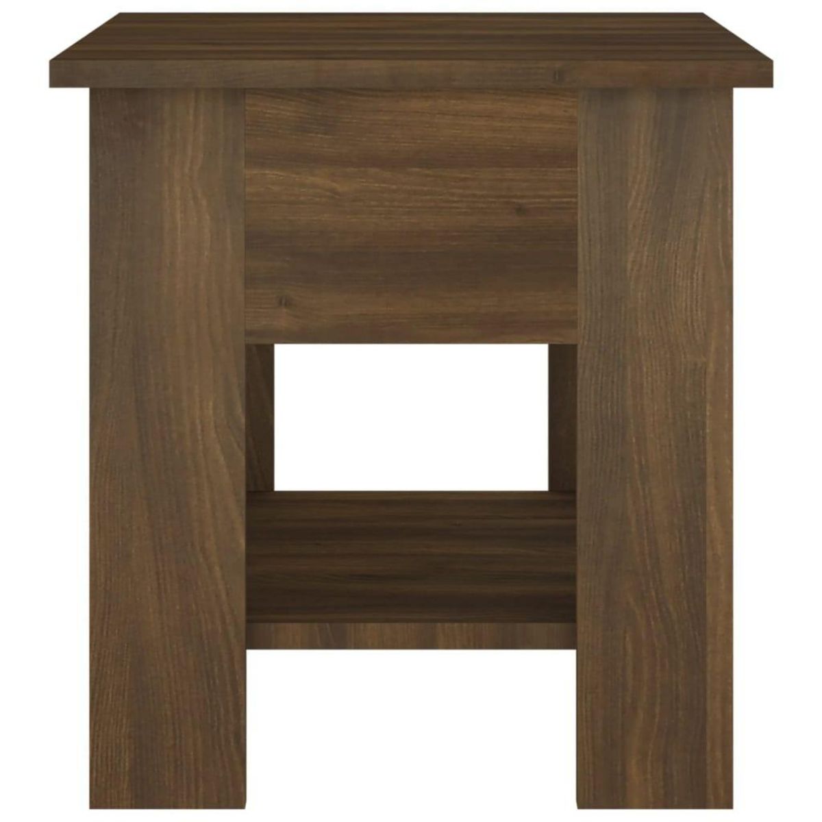 VIDAXL Table basse chene marron 40x40x42 cm bois d'ingenierie