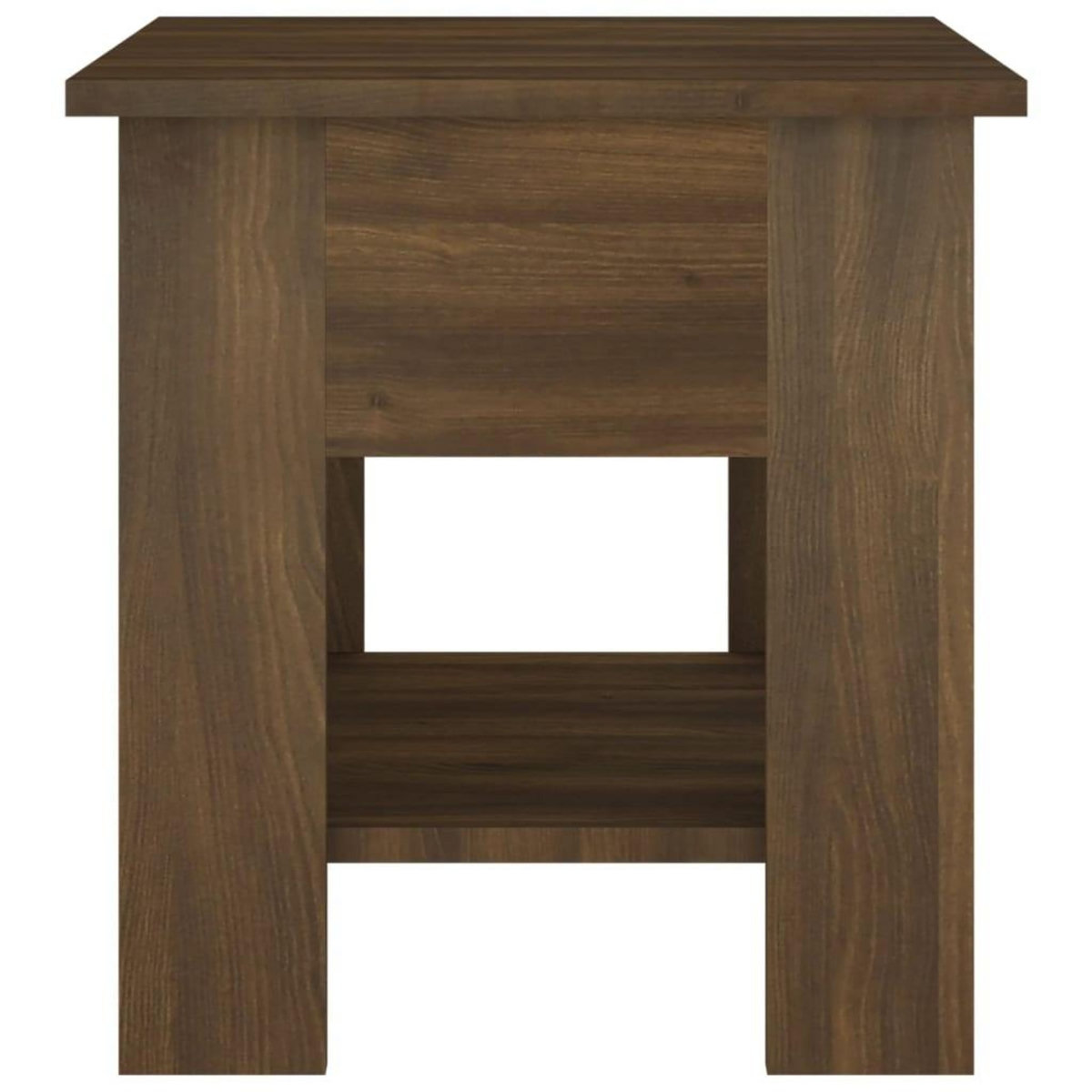 VIDAXL Table basse chene marron 40x40x42 cm bois d'ingenierie