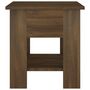 Voir la diapositive 5 : VIDAXL Table basse chene marron 40x40x42 cm bois d'ingenierie