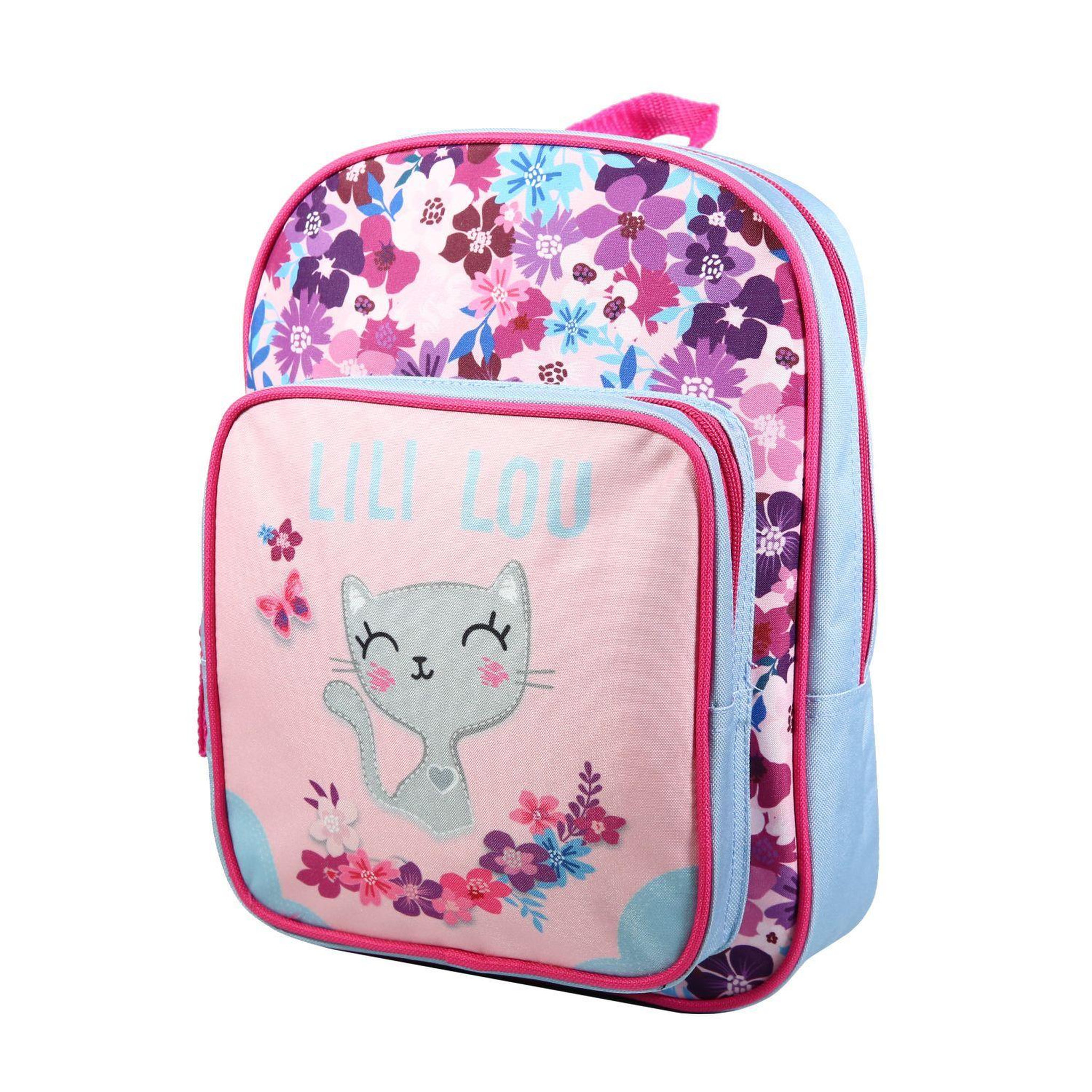 Voir la diapositive 2 : Bagtrotter BAGTROTTER Sac à dos 31 cm avec poche maternelle  Lili Lou Rose