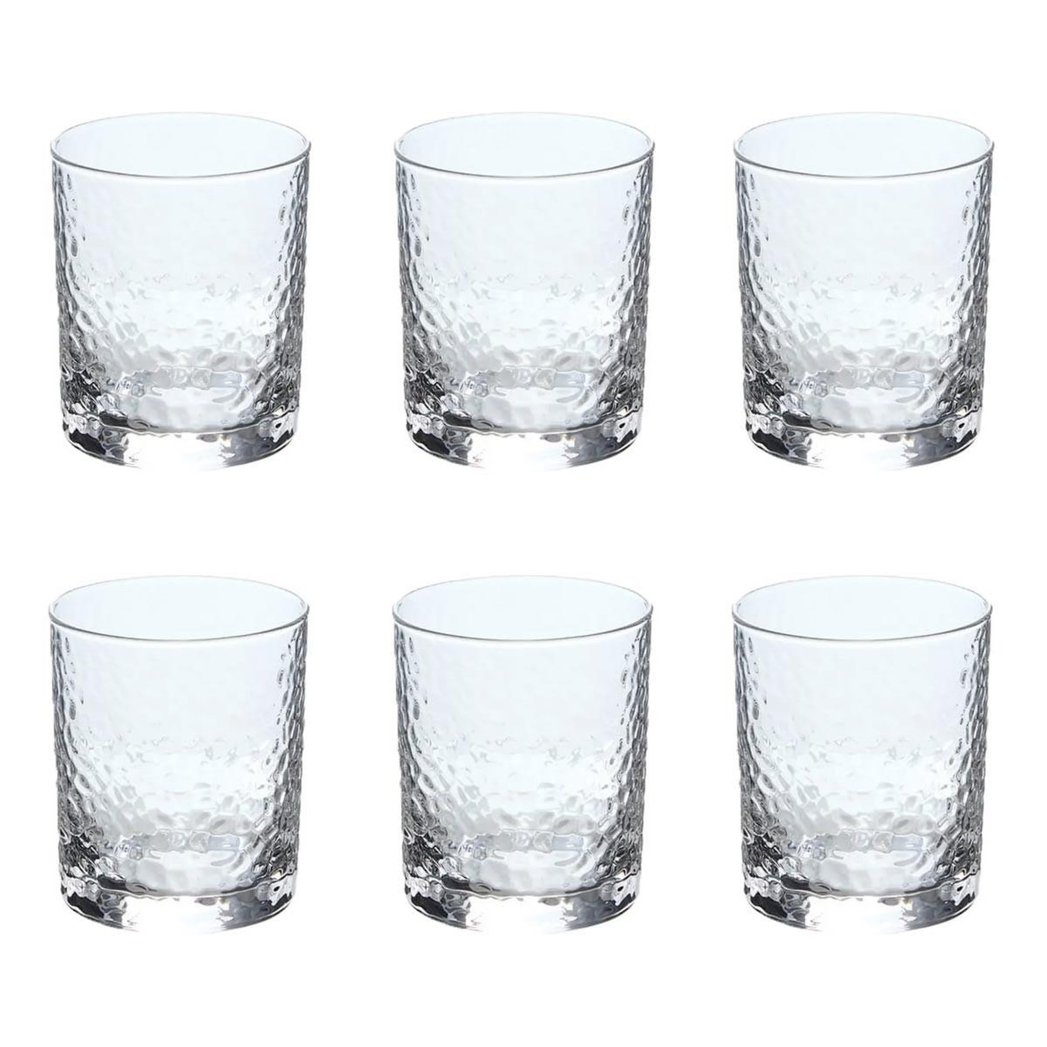 SECRET DE GOURMET Lot de 6 Gobelets Bas  Celia  31cl Transparent