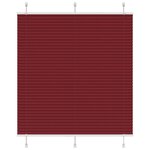 VIDAXL Store plisse rouge bordeaux 120x100 cm largeur du tissu 119,4cm