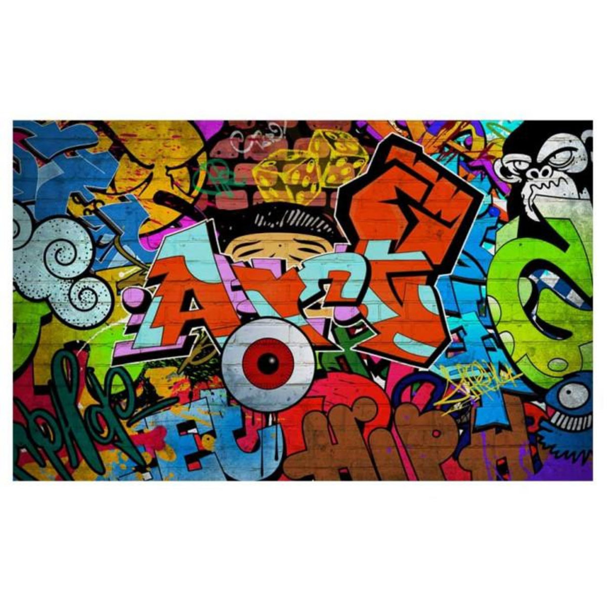 Paris Prix Papier Peint  Graffiti Art