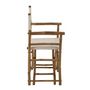 Voir la diapositive 3 : Paris Prix Fauteuil Pliable Design  Régisseur  88cm Naturel