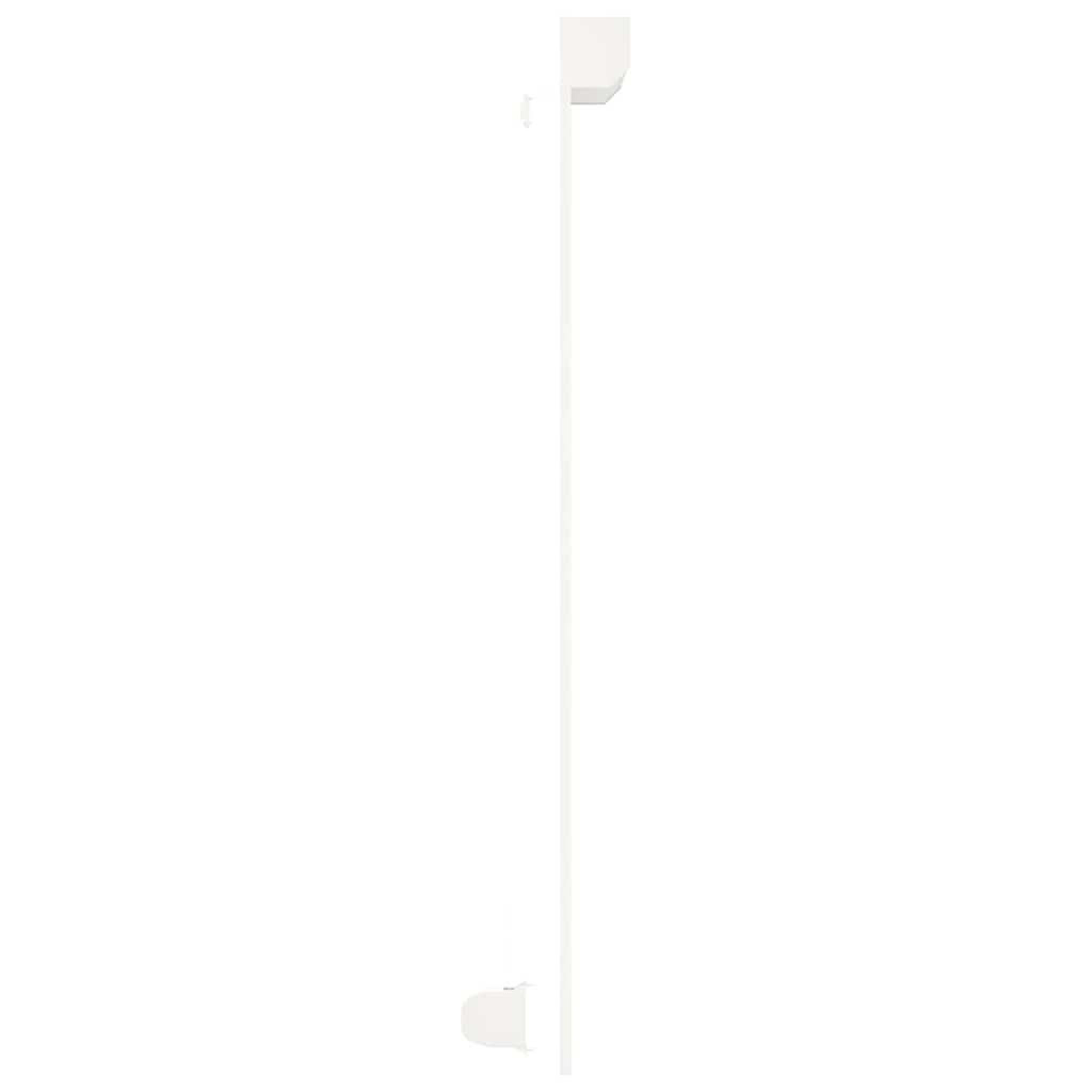 Voir la diapositive 5 : VIDAXL Volet roulant aluminium 100x210 cm blanc