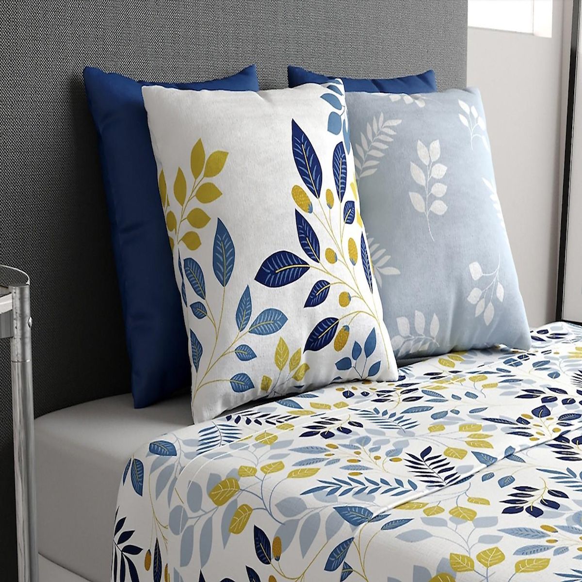 ATELIER DU COTON Parure de drap plat, drap housse 100% coton 57fils-chloé