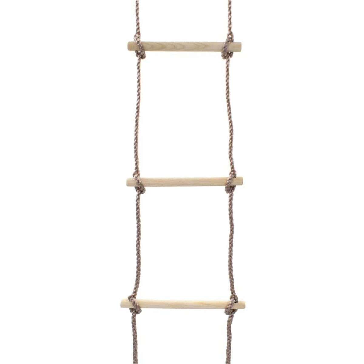 VIDAXL Echelle de corde pour enfants 290 cm Bois