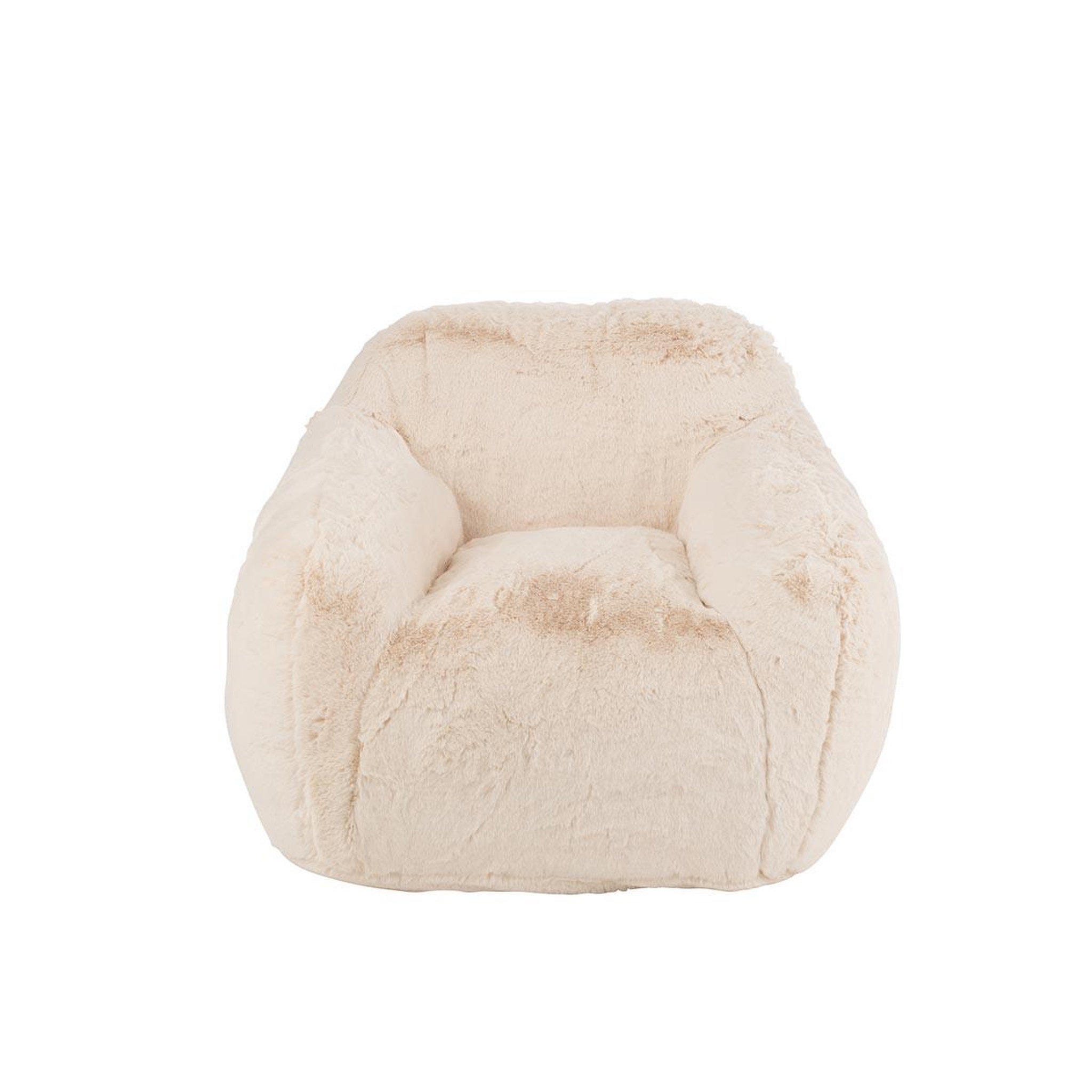 Voir la diapositive 2 : J-LINE Fauteuil en tissu  cutie  99cm crème