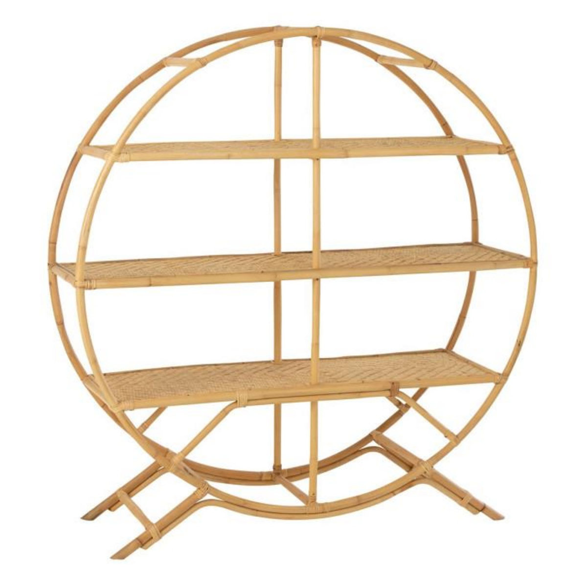 Paris Prix Etagère Design en Rotin  Nela  150cm Naturel
