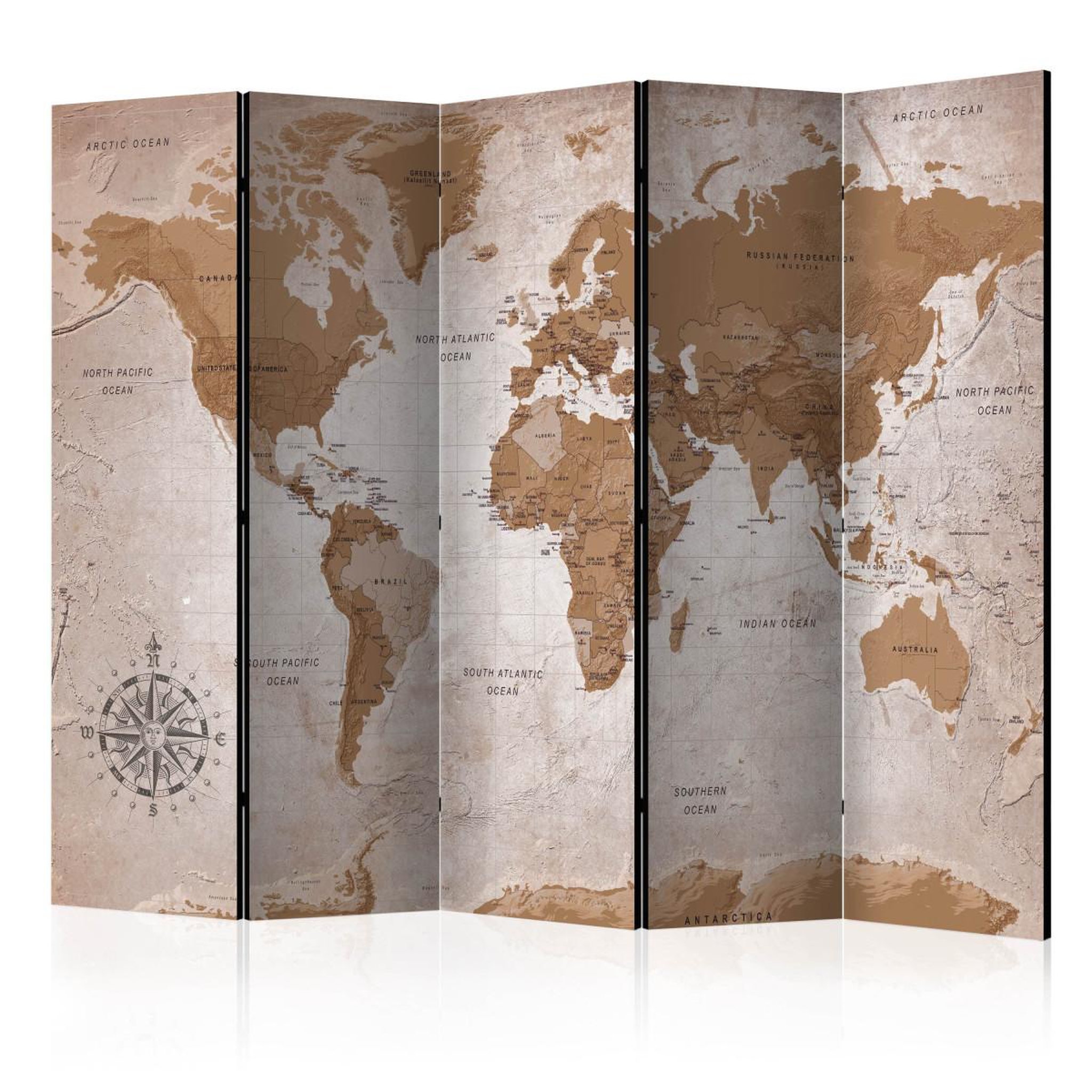 Paris Prix Paravent 5 volets  oriental travels  172x225cm