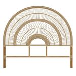 Rendez vous déco Tête de lit en rotin naturel 140 cm - Astéria. Coloris disponibles : Marron