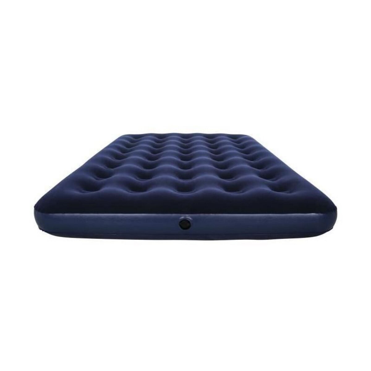 BESTWAY BESTWAY Matelas gonflable floque Horizon Double + Pompe electrique Sidewinder + Sac - 2 places - Bleu