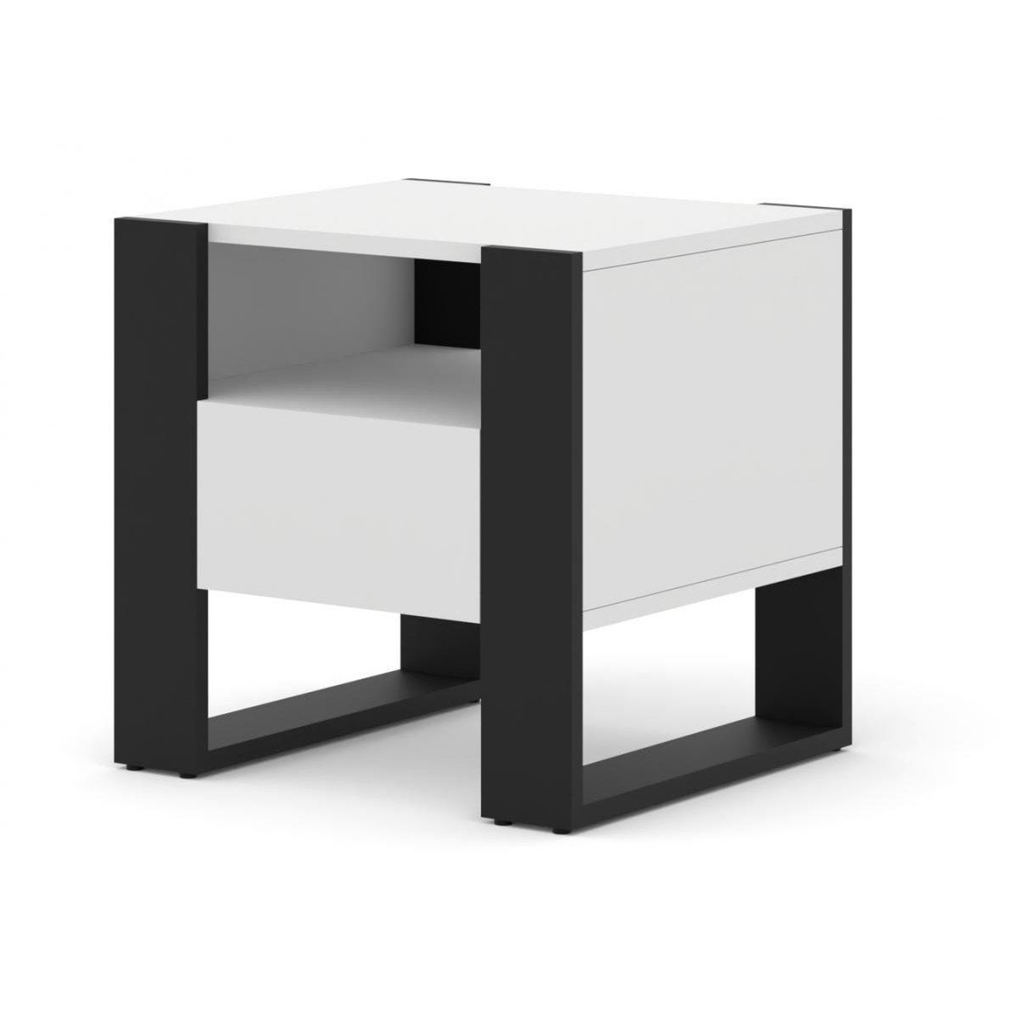 BIM FURNITURE Table de chevet mondi 48 noir mat