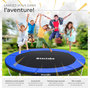Voir la diapositive 4 : tectake Trampoline Ø 305 cm certifié GS noir/bleu