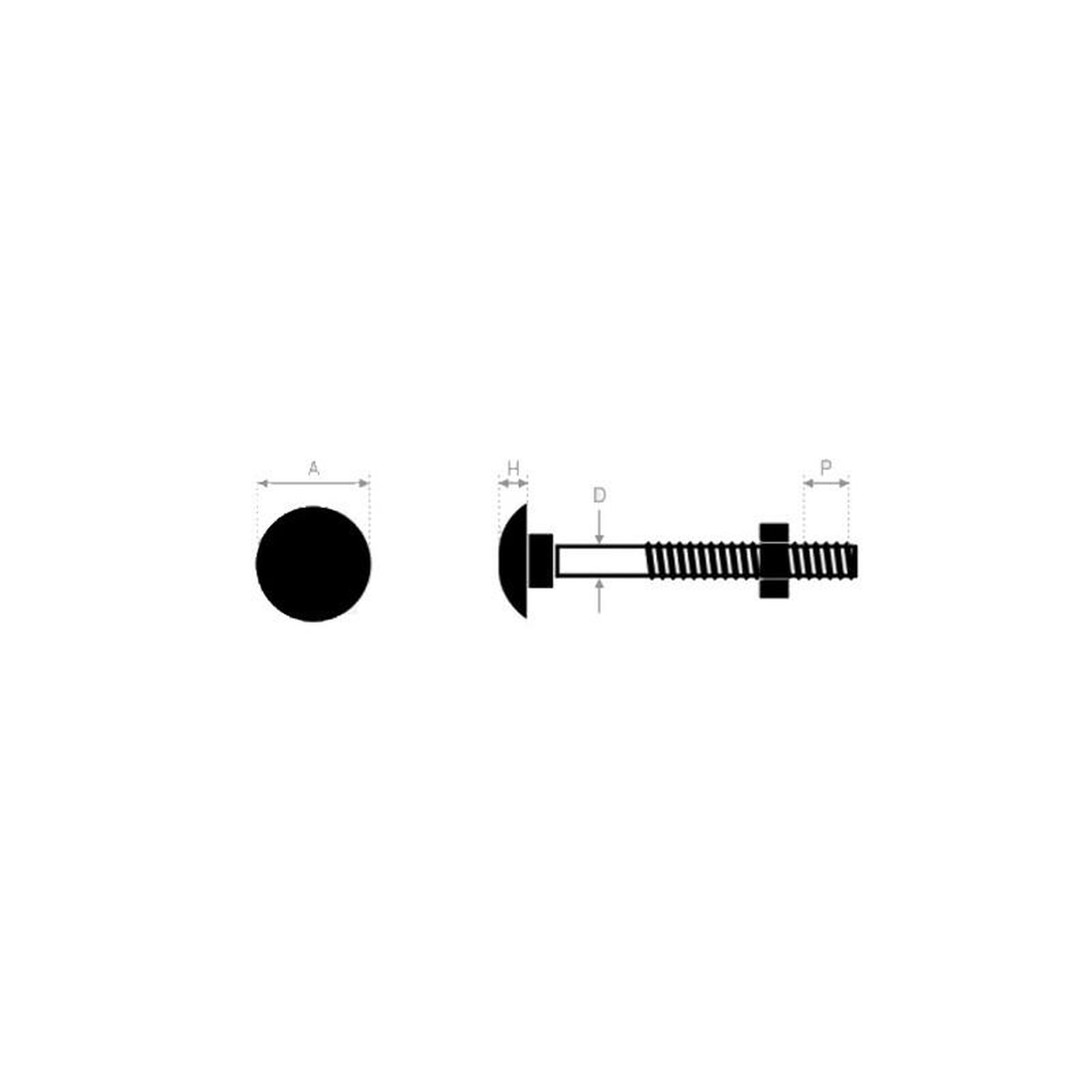 Voir la diapositive 2 : ULTIMA VISSER FIXER COLLER Boulon pour bois à tête ronde collet carré Japy classe 4.8 DIN 603 555 12X200 boîte de 10 ULTIMA 80412200