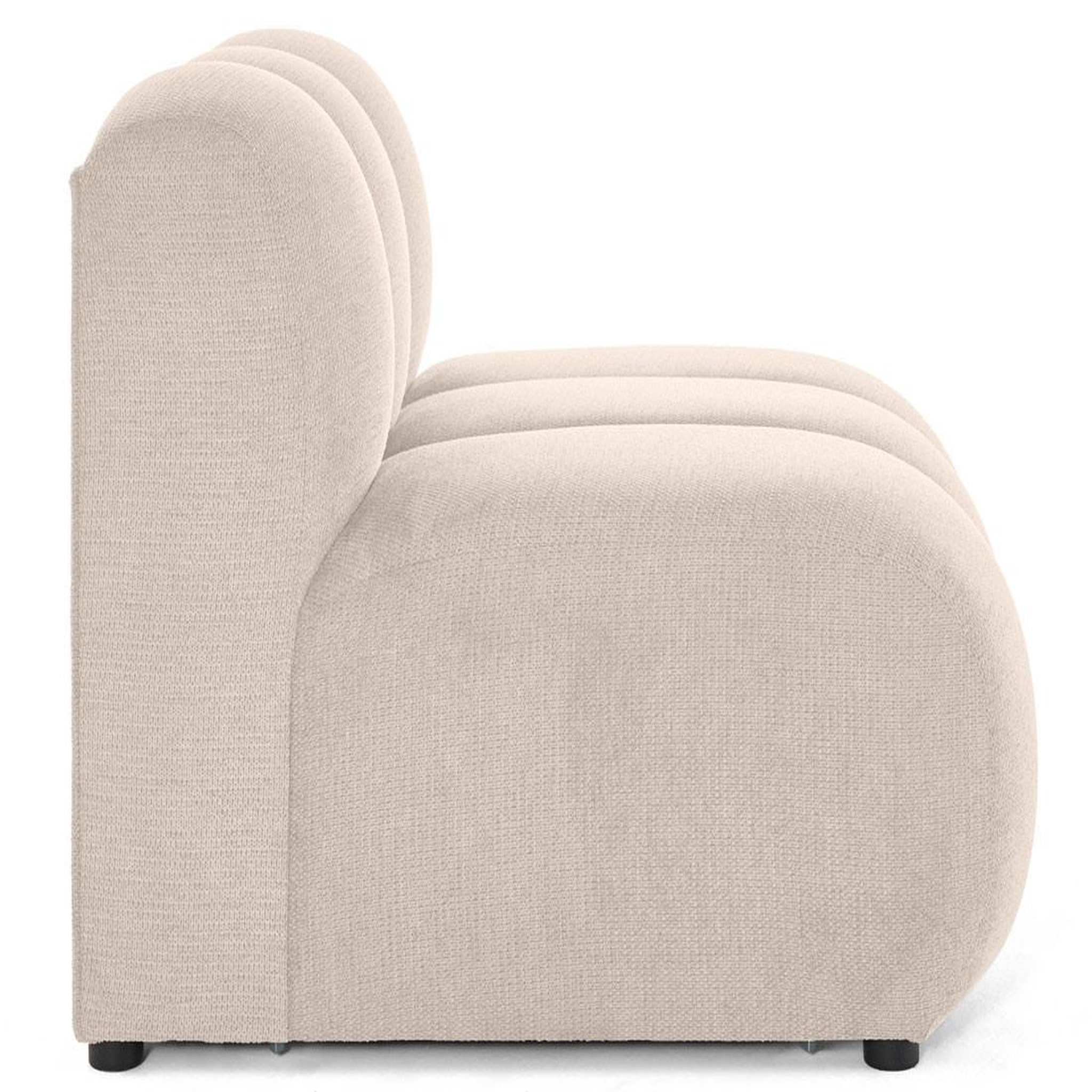 Voir la diapositive 4 : BEST MOBILIER Debbie - module d'assise en tissu texturé