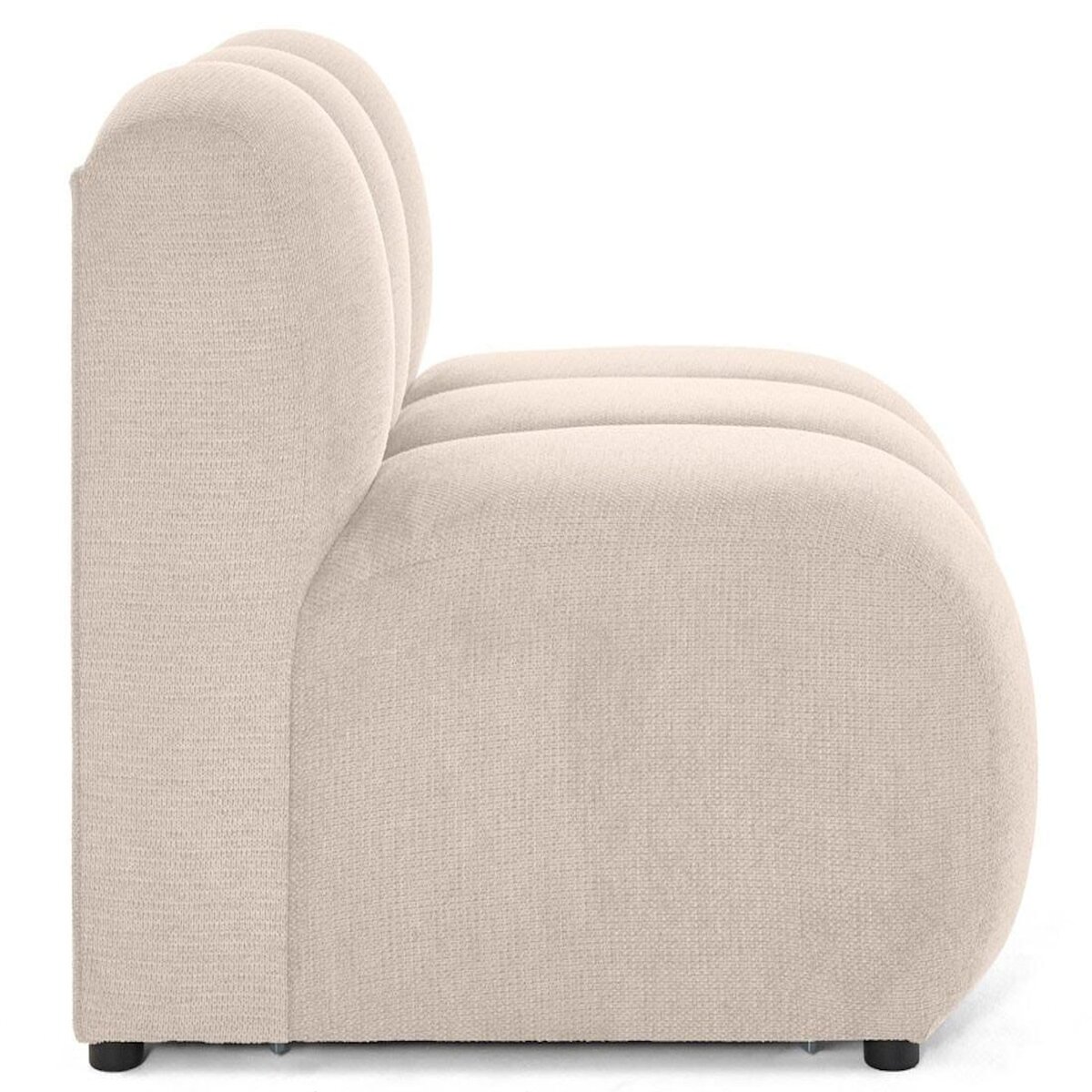 LISA DESIGN Debbie - module d'assise en tissu texturé