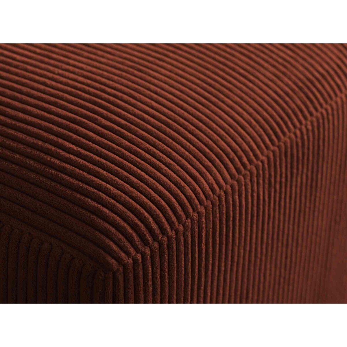 LISA DESIGN Livy - canapé droit convertible - avec coffre - en velours côtelé - 3 places