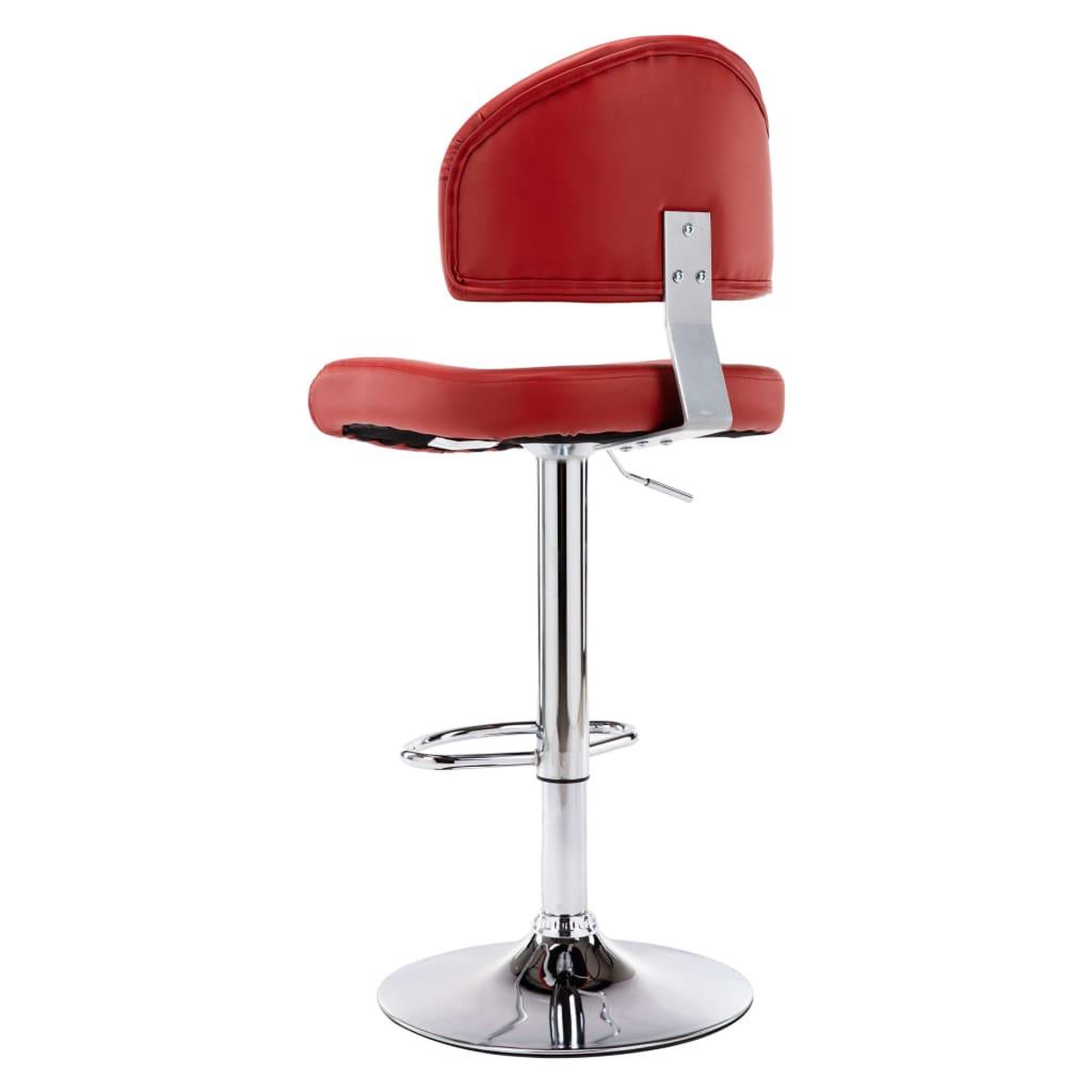 Voir la diapositive 4 : VIDAXL Tabourets de bar lot de 2 rouge bordeaux similicuir