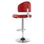 Voir la diapositive 4 : VIDAXL Tabourets de bar lot de 2 rouge bordeaux similicuir