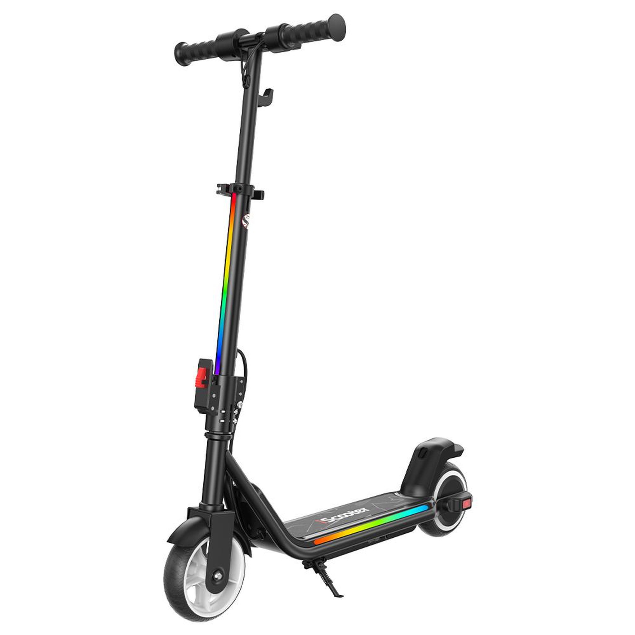 Voir la diapositive 2 : ISCOOTER Trottinette électrique enfant iscooter ik3max, pliable, hauteur réglable, bluetooth et lumières led, jusqu'à 10 km/h