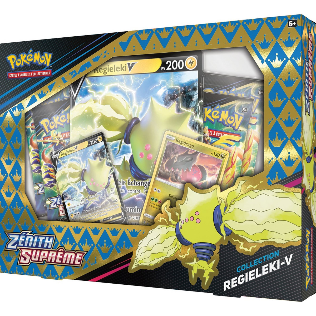 ASMODEE Coffret Cartes Pokémon V Regieleki Zénith Suprême
