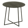Voir la diapositive 1 : Paris Prix Table d'Appoint en Teck  Lucille  45cm Noir