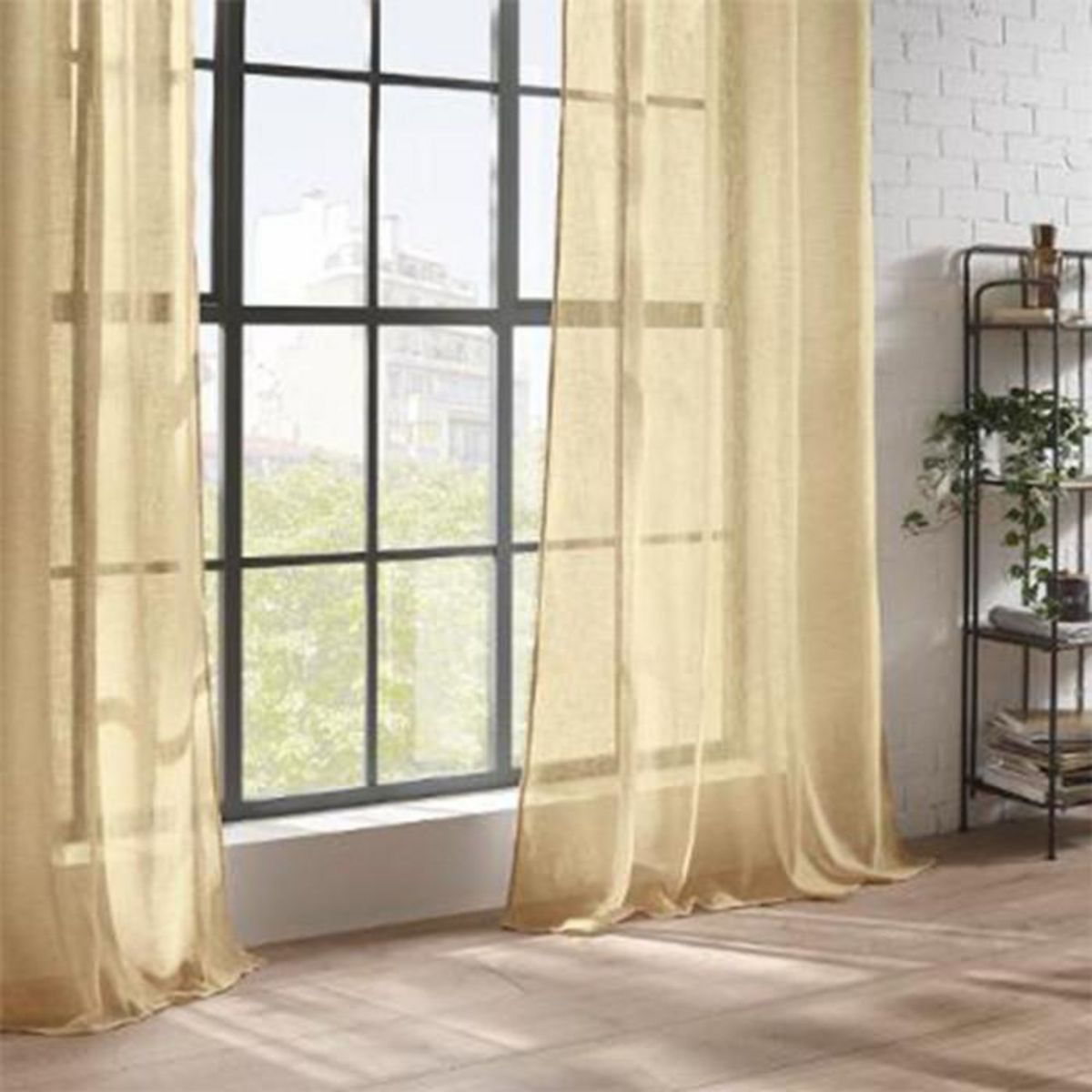 ATMOSPHERA Rideau Voilage  Fred  140x240cm Ocre