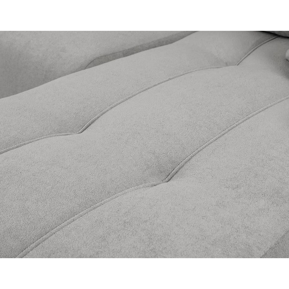 BEST MOBILIER Nicole - canapé d'angle réversible 4 places convertible avec coffre en tissu