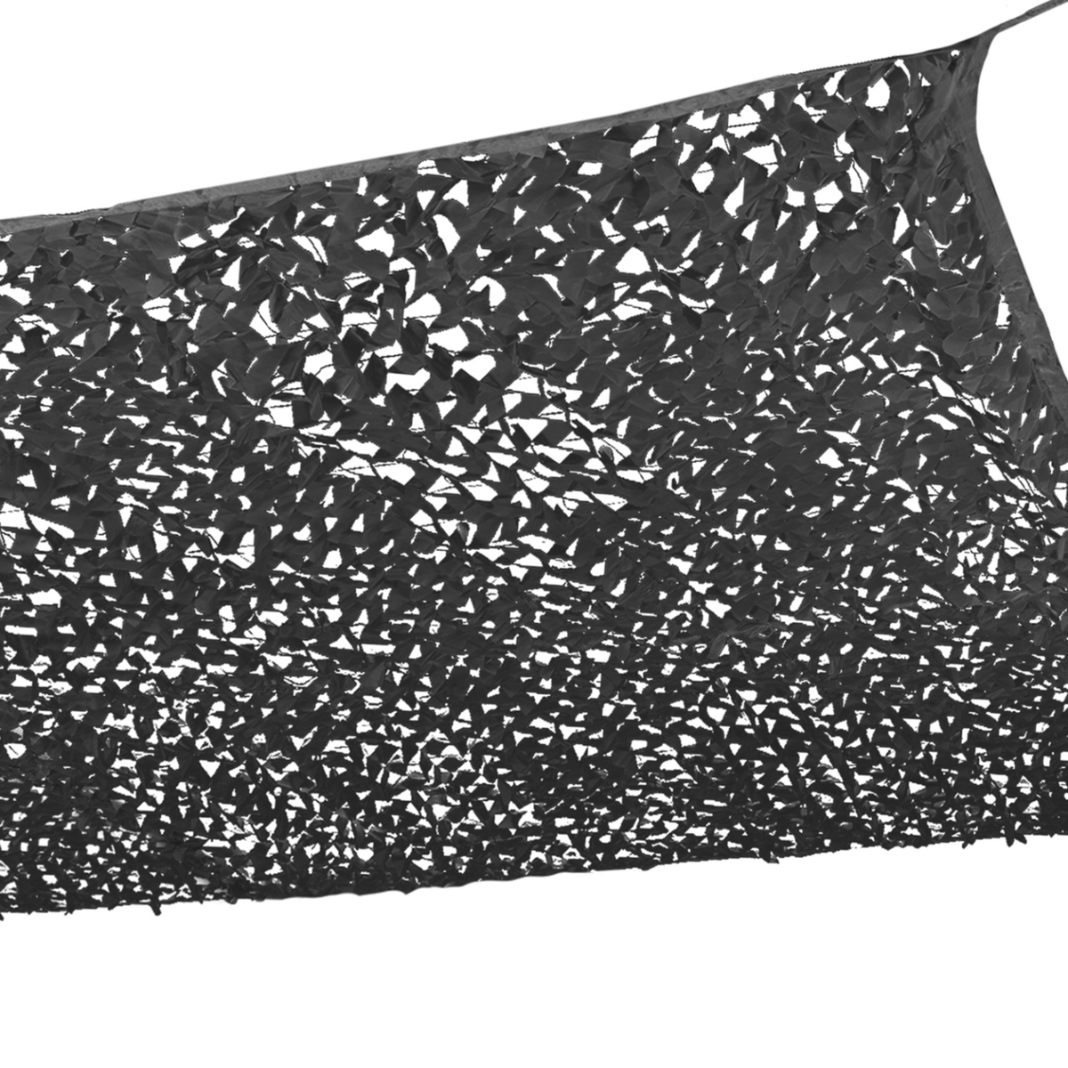 ID MARKET Voile d'ombrage rectangulaire design ombrière camouflage 4x6 M gris