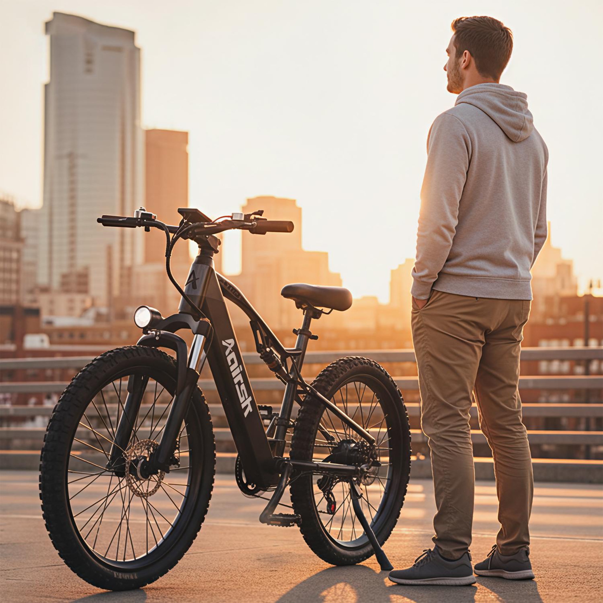 Voir la diapositive 4 : AAIRSK Vélo électrique aairsk xt90, 26 pouces, batterie 48 v 20 ah, nfc, noir