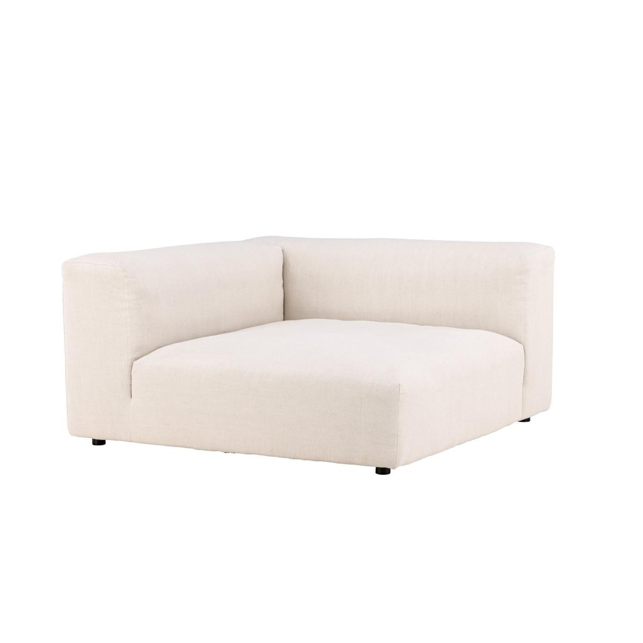 Voir la diapositive 6 : Paris Prix Module d'angle de canapé  mavi  135cm beige
