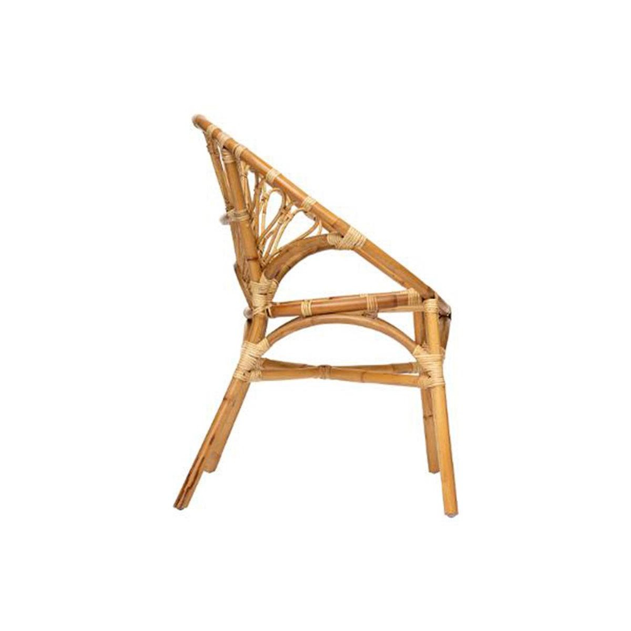 Voir la diapositive 2 : ATMOSPHERA Fauteuil en rotin  idylle folk  84cm naturel