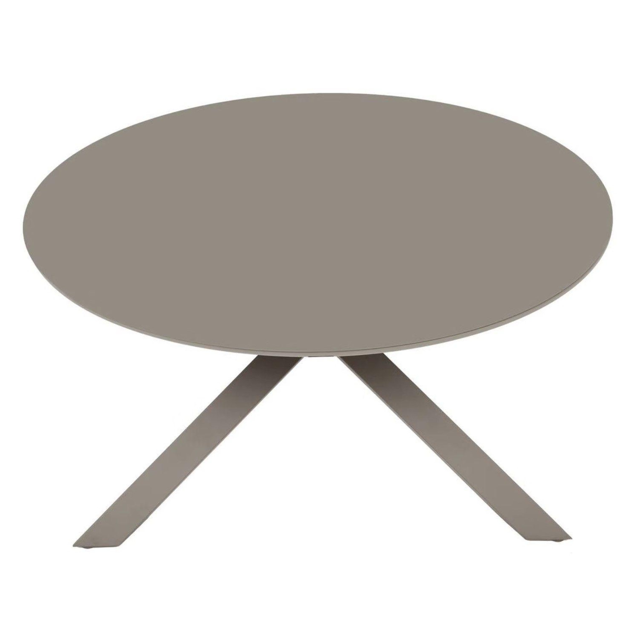 Voir la diapositive 4 : HESPERIDE Table de jardin ronde en aluminium 6 places oryon