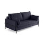 Voir la diapositive 6 : LISA DESIGN Ercolano - canapé 3 places convertible - couchage quotidien - matelas 11 cm - en velours