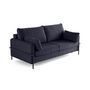 Voir la diapositive 6 : LISA DESIGN Ercolano - canapé 3 places convertible - couchage quotidien - matelas 11 cm - en velours