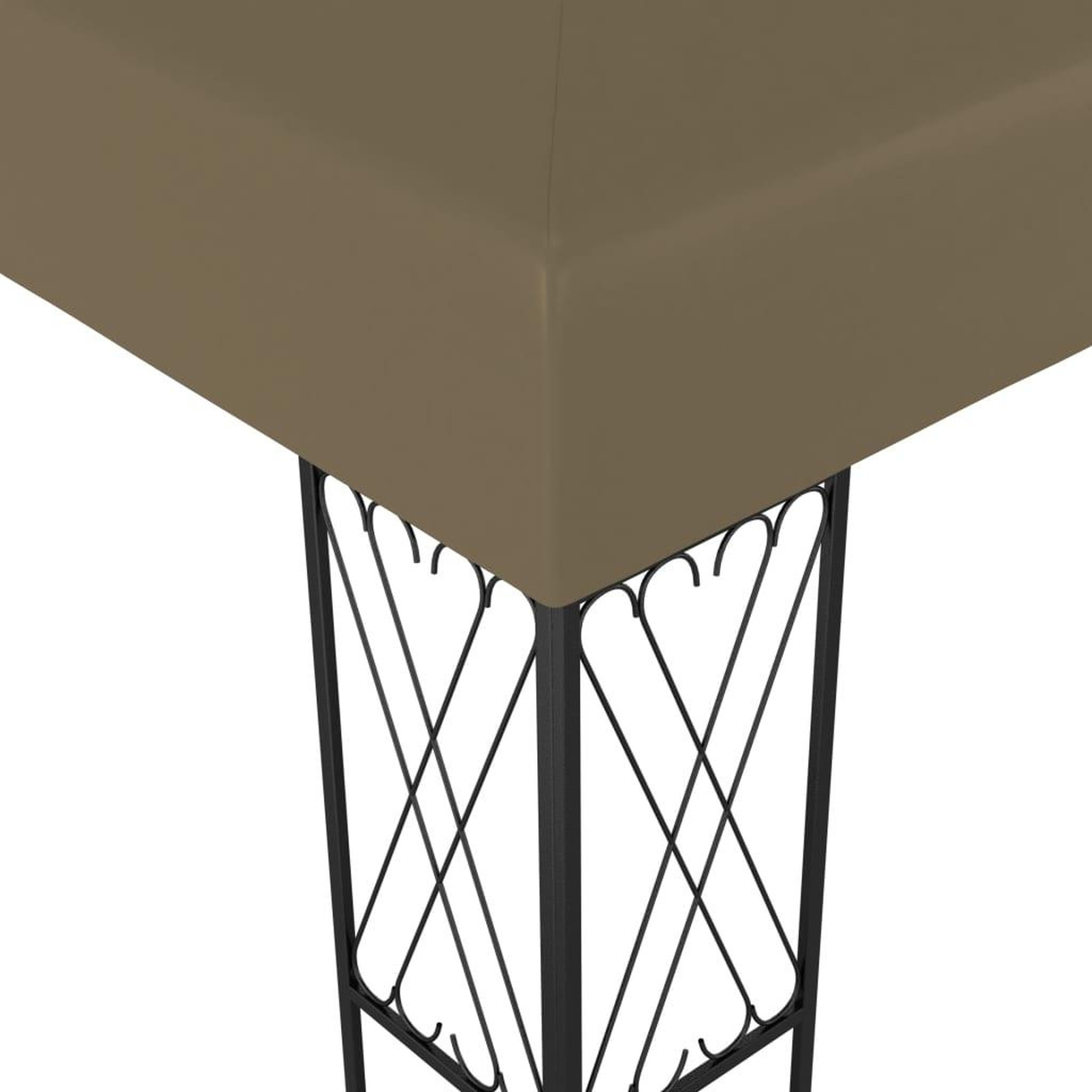 Voir la diapositive 4 : VIDAXL Tonnelle 3x4 m taupe tissu
