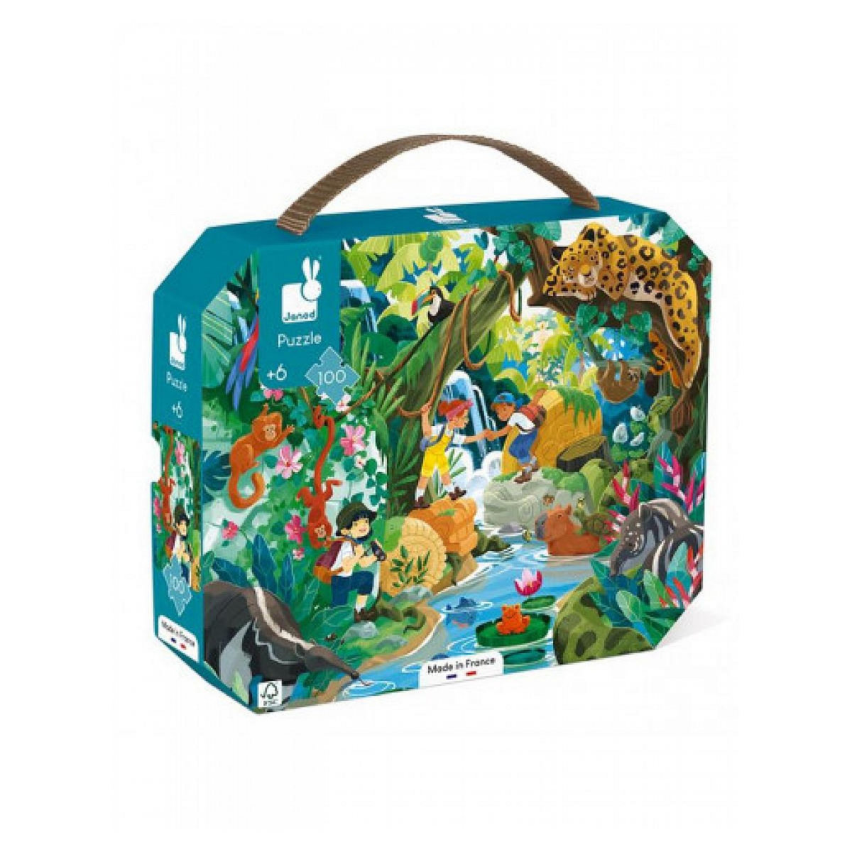 Juratoys-Janod Puzzle aventure incas - 100 pieces