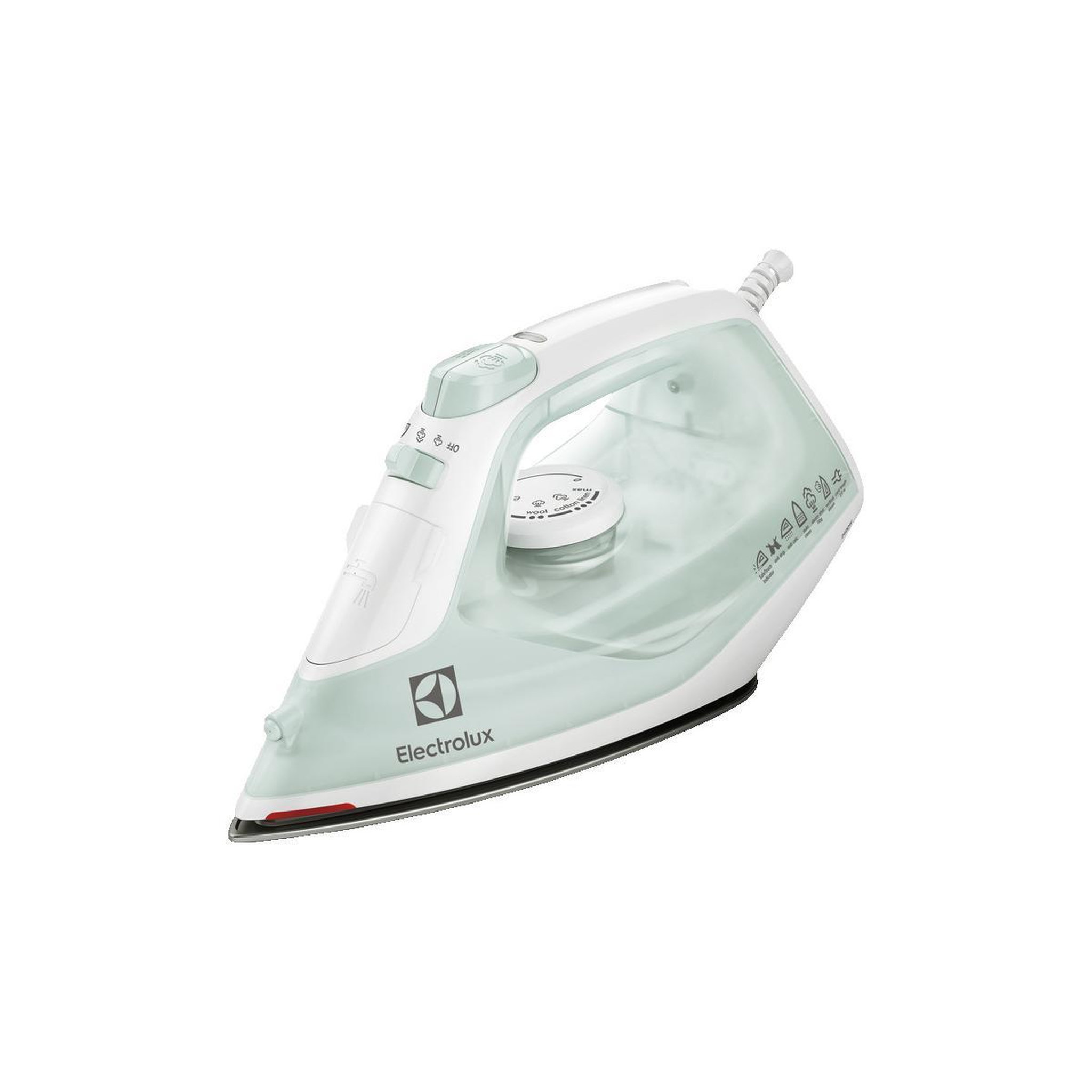 Voir la diapositive 2 : ELECTROLUX Electrolux ferro a vapore edb1740lg ambra fer à repasser à sec ou à vapeur semelle glissium 2400 w vert, blanc