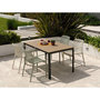 Voir la diapositive 4 : Paris Prix Ensemble Table de Jardin & 4 Fauteuils  Boston & Tiago  150cm Multicolore