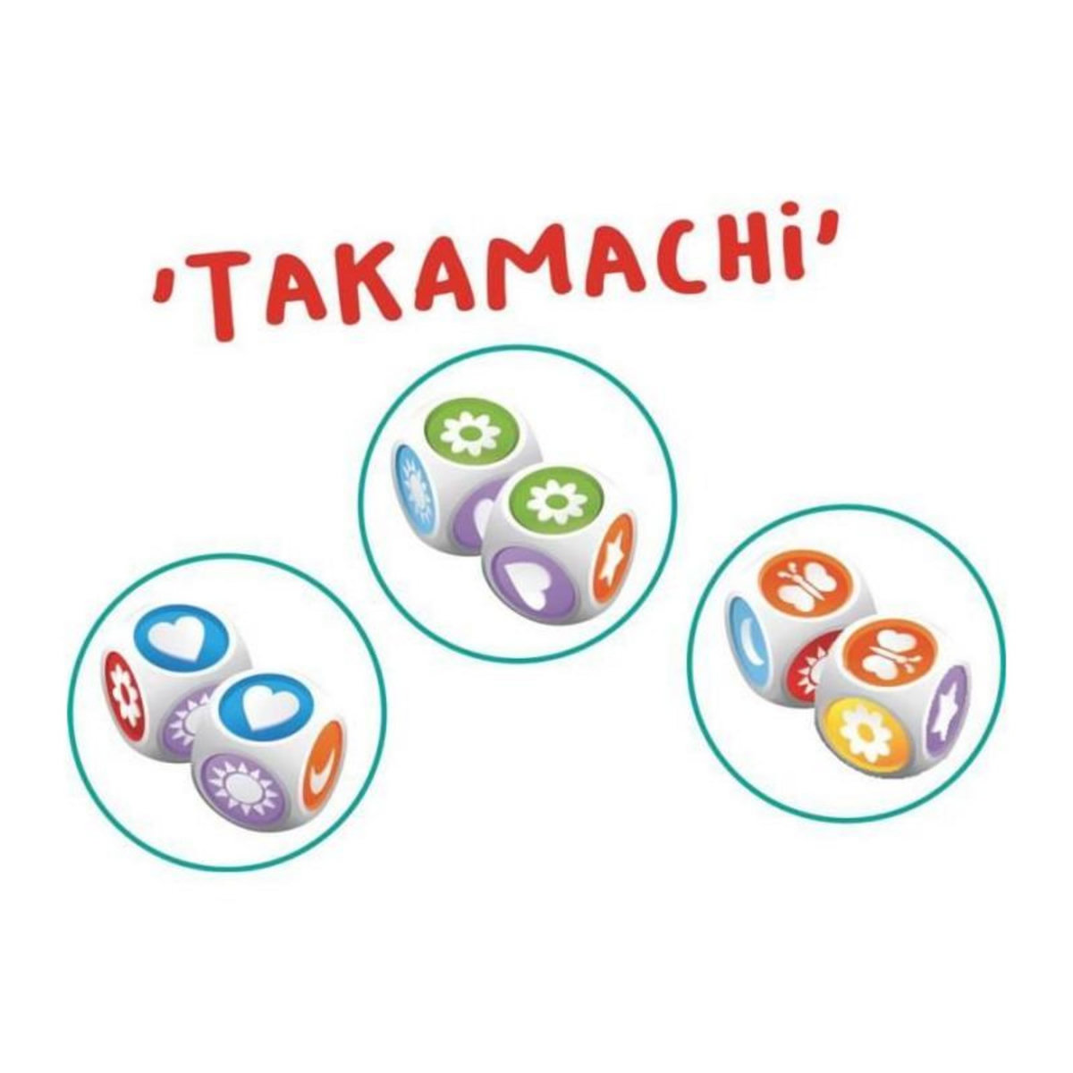 Asmodee Asmodee - Takamachi - Jeu de dés - Observation et rapidité - Moins de 30 min - Des 5ans