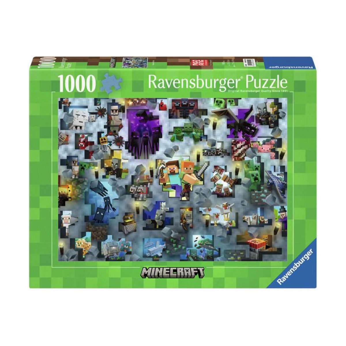 RAVENSBURGER Ravensburger - Jigsaw puzzle Minecraft Gangs, 1000 pcs. 120004226