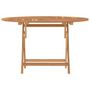 Voir la diapositive 3 : VIDAXL Table pliable de jardin Ø 110x75 cm bois massif de teck