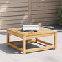Voir la diapositive 1 : VIDAXL Table de jardin 63x63x30 cm bois d'acacia solide
