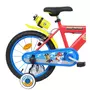 Nickelodeon Vélo 16  Garçon Licence  Pat Patrouille  + Casque pour enfant de5 à 7 ans avec stabilisateurs à molettes - 2 freins