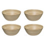 Voir la diapositive 1 : FIVE Lot de 4 Saladiers en Bambou  Ela  17cm Naturel