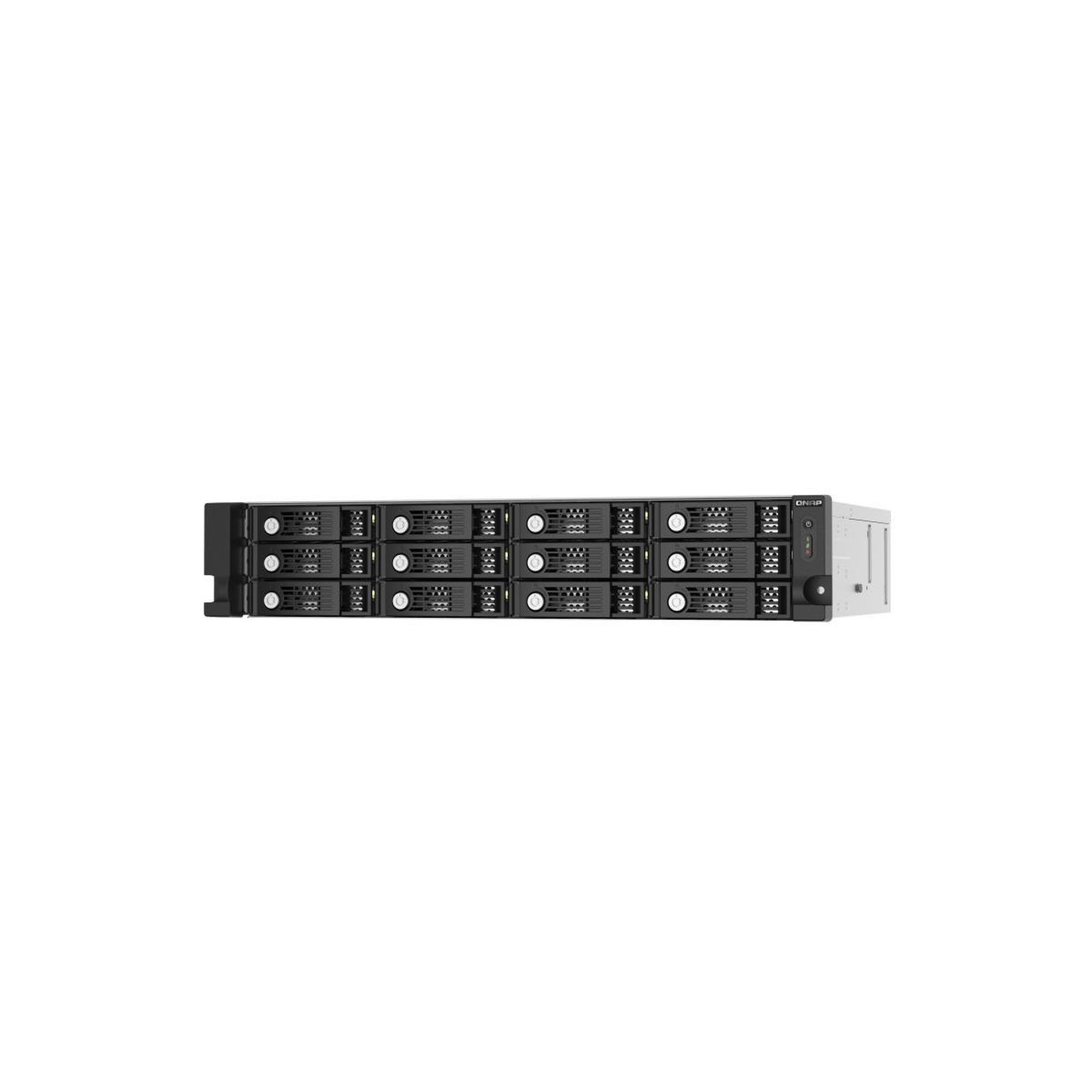 Voir la diapositive 3 : Qnap Qnap tl-r1220sep-rp boîtier disque dur/ssd noir, gris 2.5/3.5