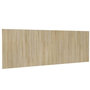 Voir la diapositive 2 : VIDAXL Tete de lit murale Chene sonoma 240x1,5x80 cm Bois d'ingenierie